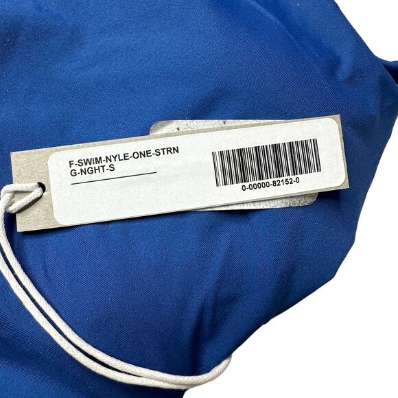 Everlane The String Renew Nylon One Piece Swimsuit Blue Women Small NWT - Picture 10 of 12